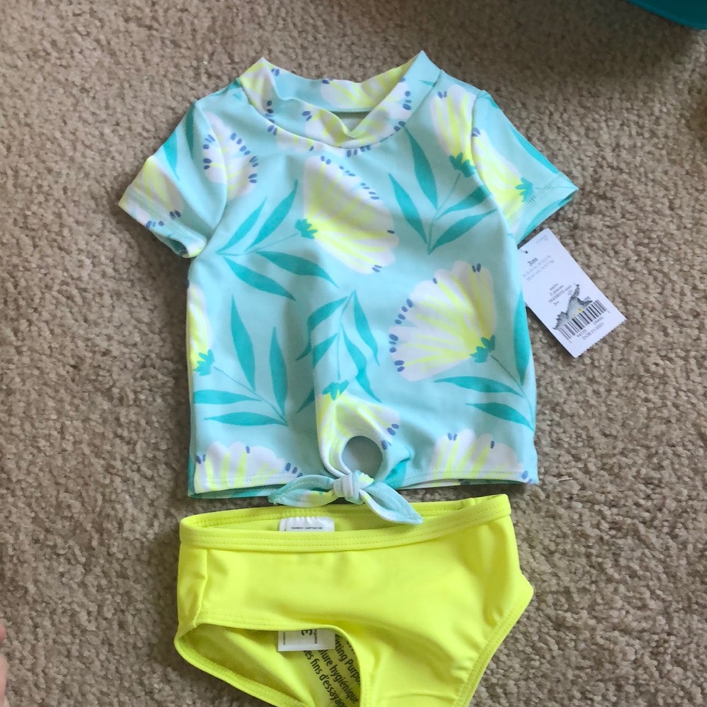 Carters two piece swim suit